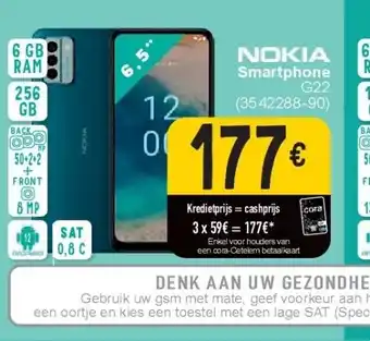 Cora Smartphone G22 aanbieding
