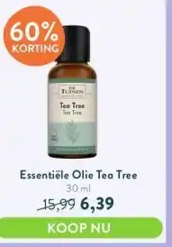 Holland & Barrett Essentiële Olie Tea Tree aanbieding