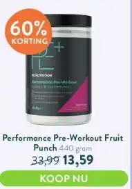 Performance Pre-Workout Fruit Punch