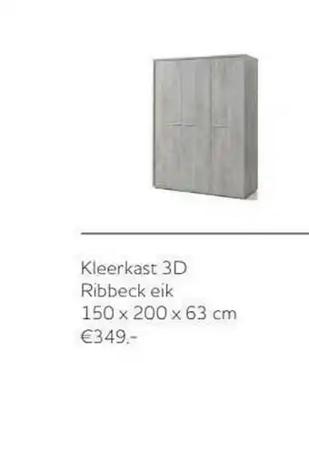 Selexion Kleerkast 3d Ribbeck Eik aanbieding