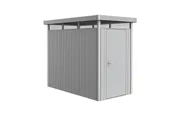 Brico Abri de jardin Biohort HighLine HS avec porte simple argent foncé 155x275cm aanbieding