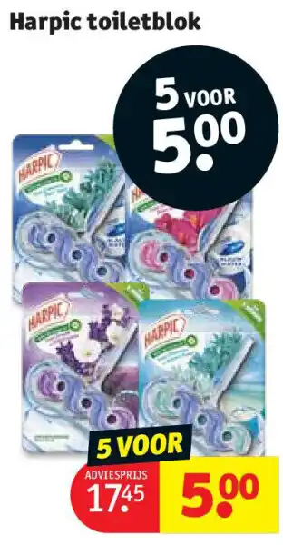 Kruidvat Harpic toiletblok aanbieding