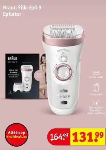 Kruidvat Braun Silk-épil 9 Epilator aanbieding