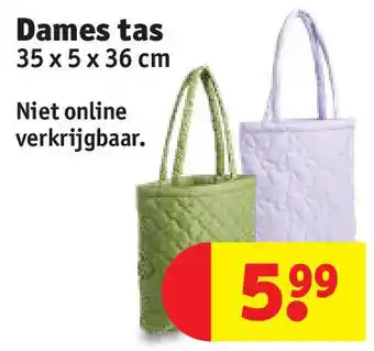 Kruidvat Dames tas aanbieding