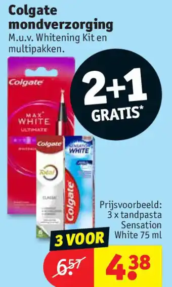 Kruidvat Colgate mondverzorging aanbieding