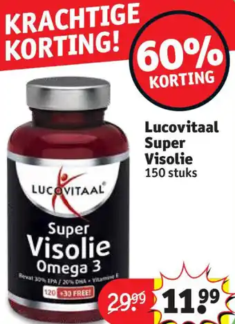 Kruidvat Lucovitaal Super Visolie aanbieding