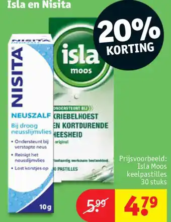 Kruidvat Isla en Nisita aanbieding