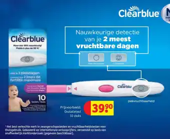 Kruidvat Ovulatietest 10 stuks aanbieding