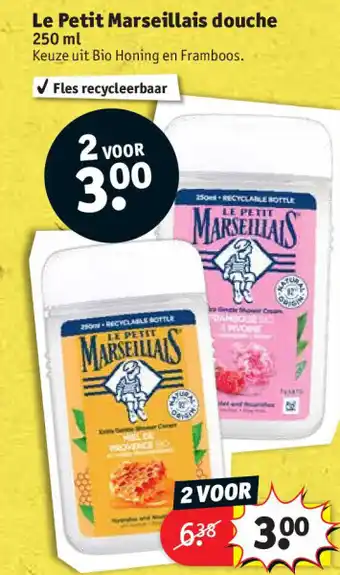 Kruidvat Le Petit Marseillais douche aanbieding