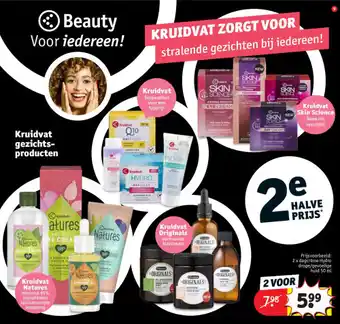 Kruidvat Kruidvat gezichtsproducten aanbieding