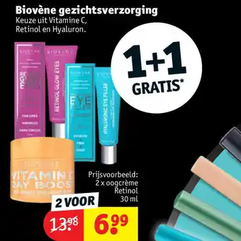 Kruidvat Biovène gezichtsverzorging aanbieding