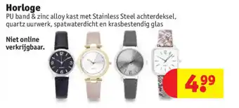 Kruidvat Horloge aanbieding