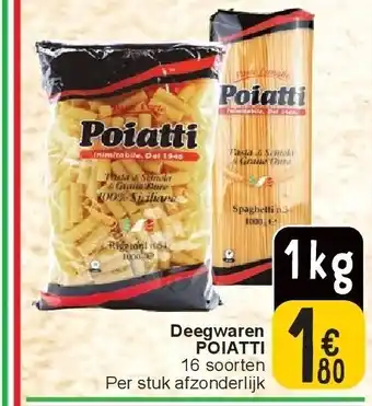 Cora Deegwaren POIATTI aanbieding