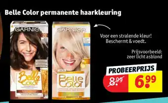 Kruidvat Belle Color permanente haarkleuring aanbieding