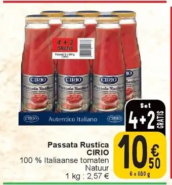 Cora Passata Rustica CIRIO aanbieding