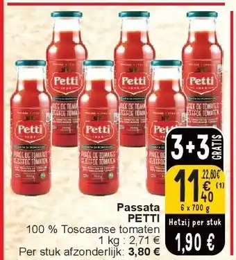Cora Passata PETTI aanbieding