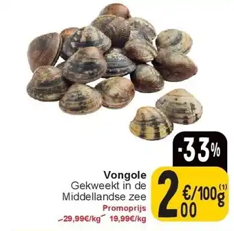 Cora Vongole aanbieding