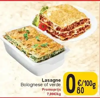 Cora Lasagne aanbieding