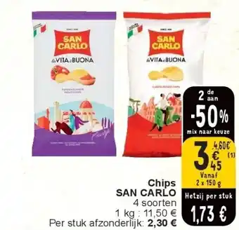 Cora Chips SAN CARLO aanbieding