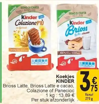 Cora Koekjes KINDER aanbieding