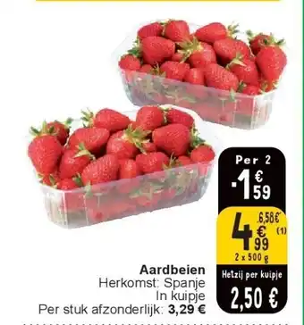 Cora Aardbeien aanbieding