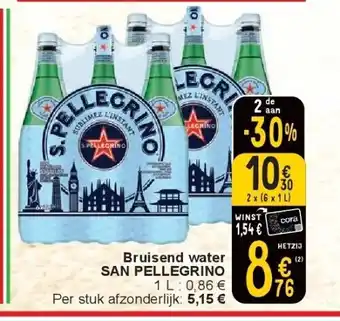 Cora Bruisend water SAN PELLEGRINO aanbieding