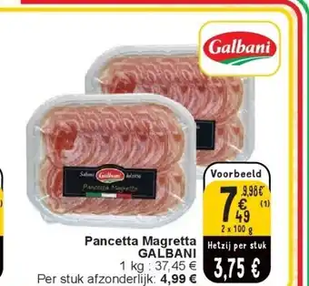 Cora Pancetta Magretta GALBANI aanbieding
