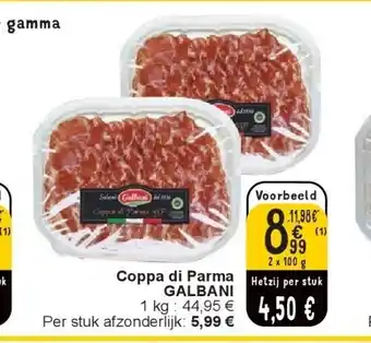 Cora Coppa di Parma GALBANI aanbieding
