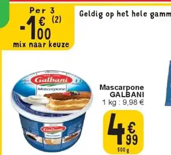 Cora Mascarpone GALBANI aanbieding