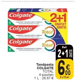 Cora Tandpasta COLGATE aanbieding