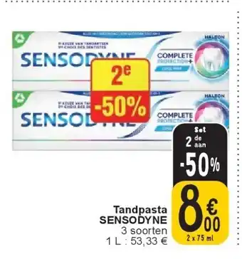 Cora Tandpasta SENSODYNE aanbieding