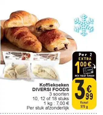 Cora Koffiekoeken DIVERSI FOODS aanbieding