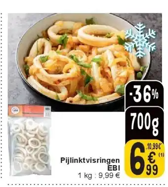 Cora Pijlinktvisringen EBI aanbieding