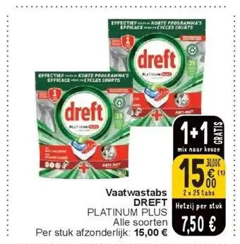 Cora Vaatwastabs DREFT aanbieding