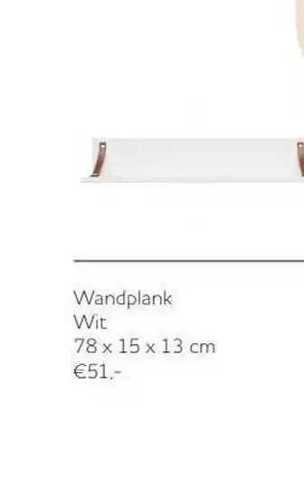 Wandplank