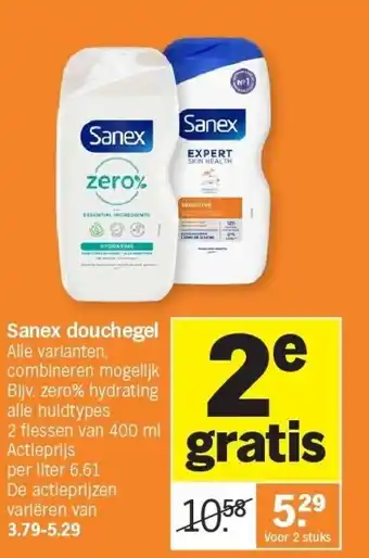 Albert Heijn Sanex douchegel aanbieding
