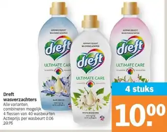 Albert Heijn Dreft wasverzachters aanbieding