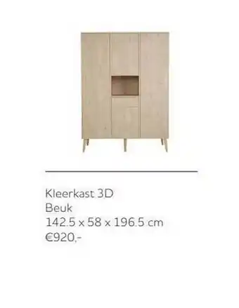 Selexion Kleerkast 3d aanbieding