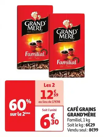 GRAND'MÈRE CAFÉ GRAINS 1kg