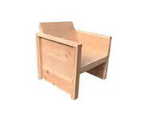 Brico Fauteuil de jardin Wood4you Vlieland bois Douglas kit de construction aanbieding