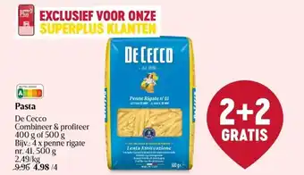 Delhaize Pasta aanbieding