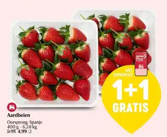 Delhaize Aardbeien aanbieding