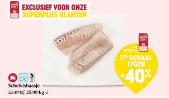 Delhaize Schelvishaasje aanbieding