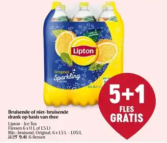 Delhaize Bruisende of niet-bruisende drank op basis van thee aanbieding