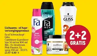 Delhaize Lichaams- of haarverzorgingsproduct aanbieding
