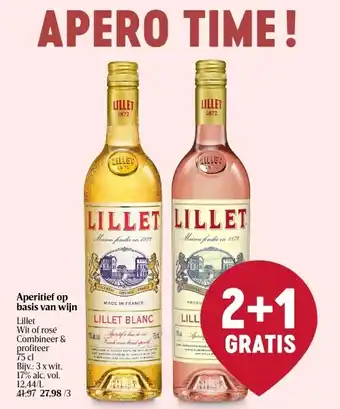 Delhaize Aperitief op basis van wijn aanbieding