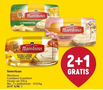 Delhaize Smeerkaas aanbieding