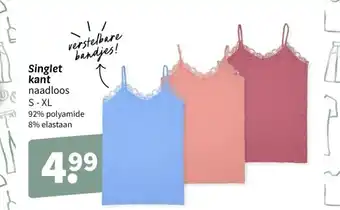 Wibra Singlet kant aanbieding