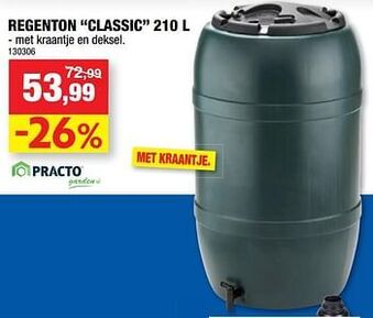 Hubo Regenton classic aanbieding