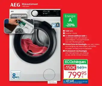 Eldi AEG Wasautomaat aanbieding